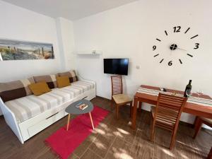 Televízia a/alebo spoločenská miestnosť v ubytovaní Studio apartman SAN 3