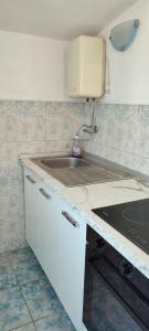 Kuchyň nebo kuchyňský kout v ubytování Apartments Josko Barbat