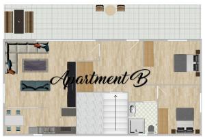 Plán poschodí v ubytovaní Planikovica Apartments