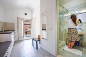 Koupelna v ubytování Casa Mirto