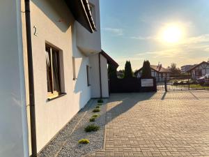 Budynek, w którym mieści się apartament