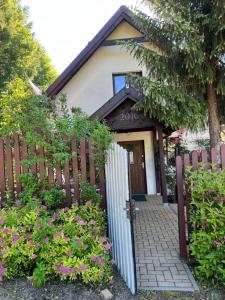 Vonkajšia záhrada v ubytovaní Nad brzegiem Narie