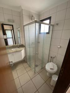 Bilik mandi di Hotel Flat Alameda +34 gambar