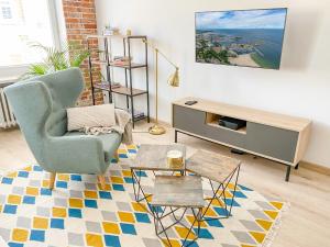 Fotografia z galérie ubytovania Apartament Loftowy Świętojańska v destinácii Gdynia