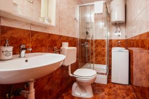 Kylpyhuone majoituspaikassa Villa Danka
