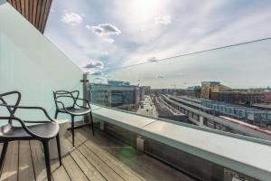 Svalir eða verönd á Radisson Blu Hotel Uppsala