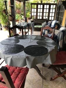 Hostel Lagoa do Sol的休息区