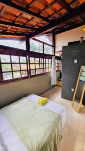 Hostel Lagoa do Sol客房内的一张或多张床位