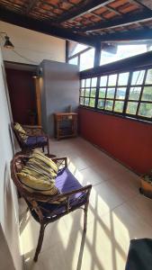 Hostel Lagoa do Sol的休息区