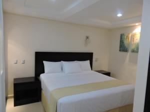 Giường trong phòng chung tại Casa Jasave Hotel