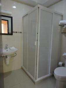 Koupelna v ubytování Casa Jasave Hotel