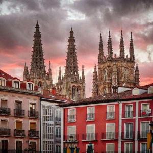 Widok na miasto Burgos z tego apartamentu
