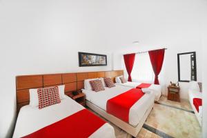 Postelja oz. postelje v sobi nastanitve Hotel Embajada Real