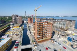 Nespecifikovaný výhled na destinaci Tampere nebo výhled na město při pohledu z apartmánu