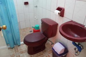 Koupelna v ubytování M&E Guesthouse