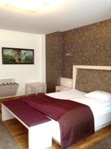 Katil atau katil-katil dalam bilik di Gasthof & Hotel Wolfsegger
