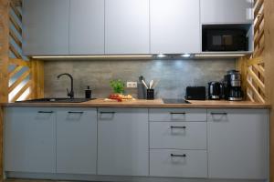 Kuchyňa alebo kuchynka v ubytovaní Apartament Forest Centrum