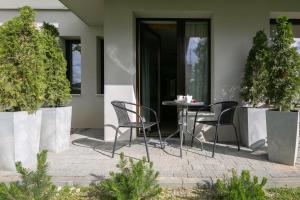 Patio alebo iná vonkajšia časť ubytovania Apartament Forest Centrum