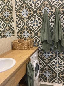 Ванная комната в LUČI jūras apartamenti 2