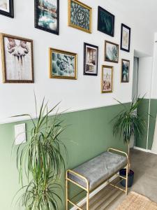 Posezení v ubytování Ferienwohnung Jolene