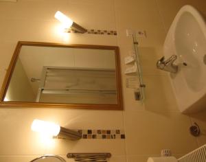 Koupelna v ubytování Hotel Zur Kripp