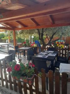 Restaurace v ubytování Casa vacanze Il Salice