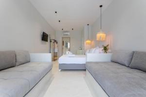 Prostor za sedenje u objektu Hesperides Hotel Pefkochori