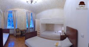 Posteľ alebo postele v izbe v ubytovaní Zagreb Speeka