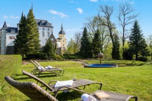Zahrada ubytování Schloss Purschenstein