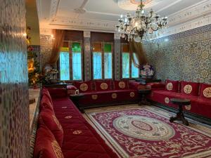 Χώρος καθιστικού στο Malabata Guest House