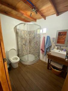 Ванная комната в Cabaña La Lechiguana