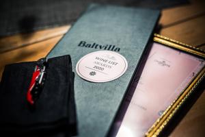 Certifikát, hodnocení, plakát nebo jiný dokument vystavený v ubytování Baltvilla