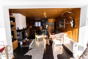 Posezení v ubytování Chalet Lärchenwinkel, Riederalp Golmenegg