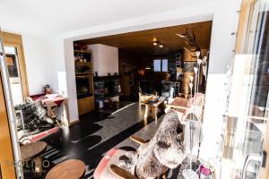 Posezení v ubytování Chalet Lärchenwinkel, Riederalp Golmenegg