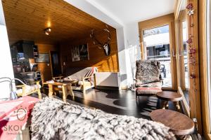 Posezení v ubytování Chalet Lärchenwinkel, Riederalp Golmenegg