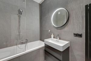Kúpeľňa v ubytovaní Gdańsk Comfort Apartaments Łąkowa