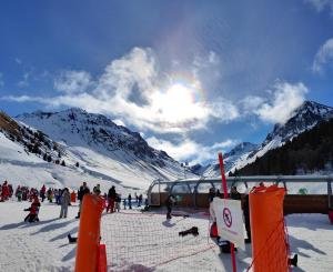 Petit coin de paradis en plein centre de Barèges v zime