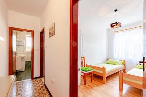 Posteľ alebo postele v izbe v ubytovaní A1-apartment 50m from the beach with the sea view