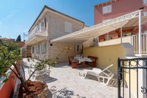 Balkón alebo terasa v ubytovaní A1-apartment 50m from the beach with the sea view