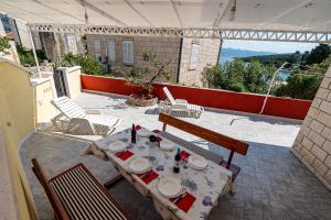 Balkón alebo terasa v ubytovaní A1-apartment 50m from the beach with the sea view