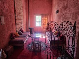 Posezení v ubytování Gîte Camping Amazigh