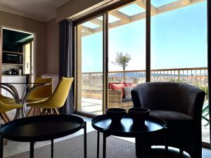 Balkon lub taras w obiekcie RoofTop Apartement - Quartier Croisette - Esc'Appart