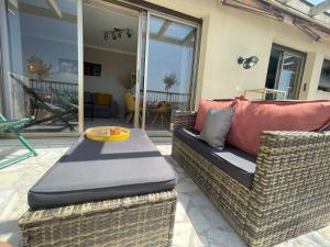 Balkon lub taras w obiekcie RoofTop Apartement - Quartier Croisette - Esc'Appart
