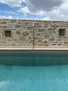 The swimming pool at or close to Halkidio House