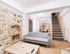 A seating area at Halkidio House