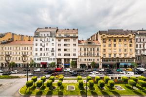 Výhľad na mesto Budapešť alebo výhľad na mesto priamo z apartmánu