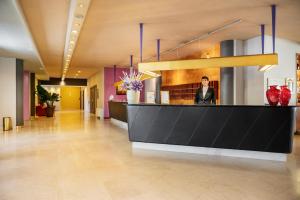Kuchyň nebo kuchyňský kout v ubytování Perugia Park Hotel