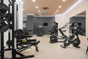 Fitness centrum a/nebo fitness zařízení v ubytování Perugia Park Hotel
