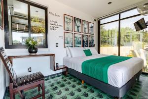 Voodi või voodid majutusasutuse Cabane Container Hotel - ADULTS ONLY toas