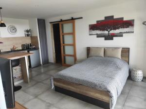 Studio Villa Le M客房内的一张或多张床位